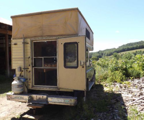 1986 k5 blazer turbo-diesel with camper body and oem cap and tailgate and plow