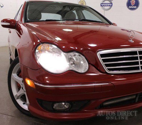 We finance 2007 mercedes-benz c230 sport rwd 64k clean carfax mroof warranty cd