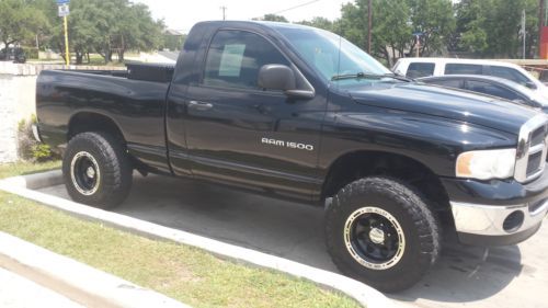 Nice black dodge ram- two-door short bed