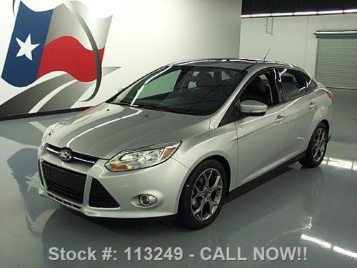 2014 ford focus se 2.0l automatic leather sunroof 41k texas direct auto
