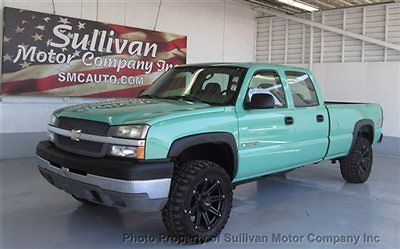 2004 lifted chevrolet silverado 2500hd 4x4 crew cab long bed