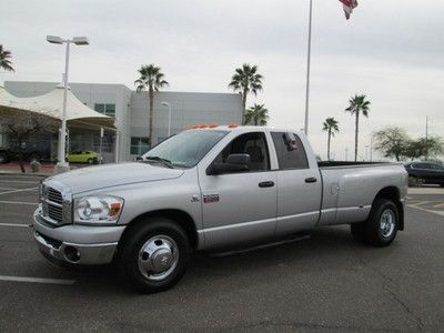 2008 cummins turbo diesel 2wd silver automatic miles:33k dually quad cab