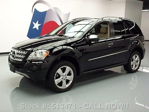 2009 mercedes-benz ml350 p1 4matic awd sunroof nav 18k texas direct auto