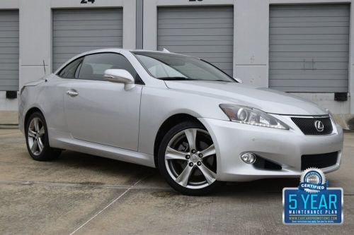 2012 lexus is 250c brown lthr nav bk/cam 73k low miles nice