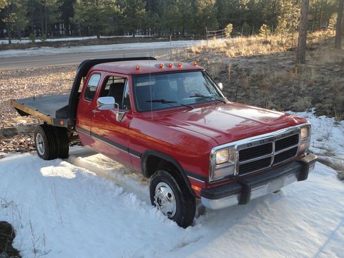 1993 dodge ram 3500 cummins 4x4 turbo diesel 5 speed extra cab