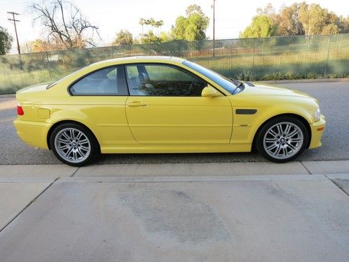 2002 bmw m3 dakar yellow e46 s54