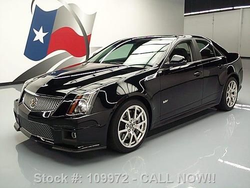 2010 cadillac cts-v supercharged pano sunroof nav 21k texas direct auto