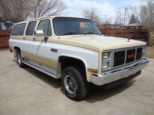 1988 suburban 4x4 gmc chevrolet 1500 1/2 ton sierra classic jimmy silverado suv