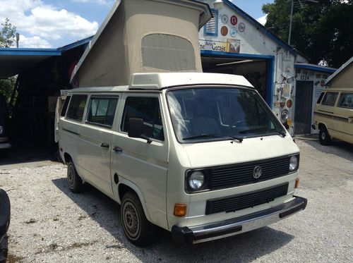 1982 volkswagen vanagon westfalia diesel camper.  vw campmobile.