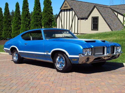 1972 olds 442 w-30 tribute 455 big block v8, factory a/c, clean straight cutlass