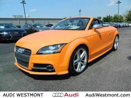 Tts roadster!! certifed pre owned!! low miles!! solar orange!!