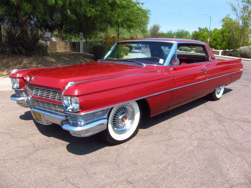 1964 cadillac coupe deville -original 2-owner car- only 79k orig miles - mint!