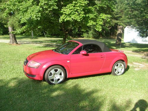 2001 red audi tt convertible