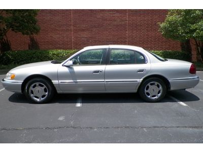 Lincoln continental southern owned heated seats sunroof wood trim no reserve