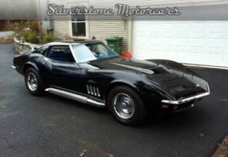 1969 black! 427cid 435hp manual transmission restored  l88 intake &amp; carburation