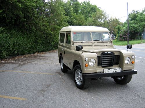 Purchase used 1981 LAND ROVER SERIES 3 DIESEL 2.25 excellent condition ...