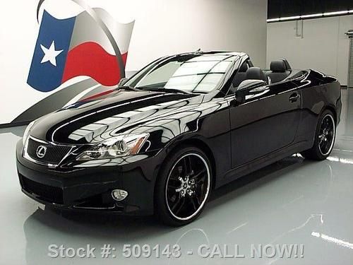 2010 lexus is250 convertible auto nav rear cam 20's 27k texas direct auto