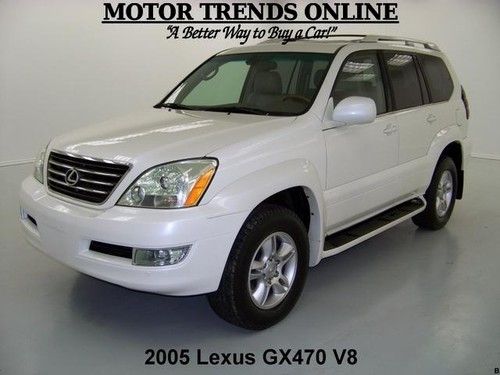 2005 4x4 dvd sunroof leather htd mem seats height control 8 pass lexus gx470 48k