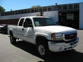 2007 gmc sierra 2500 4wd ext cab   143.5" wb sle1 hd duramax diesel 4x4 clean