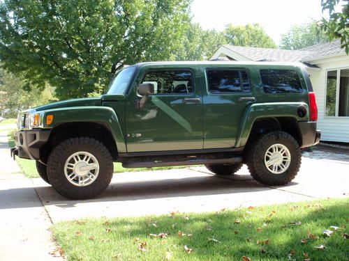 2006 hummer h3 - green - very nice!