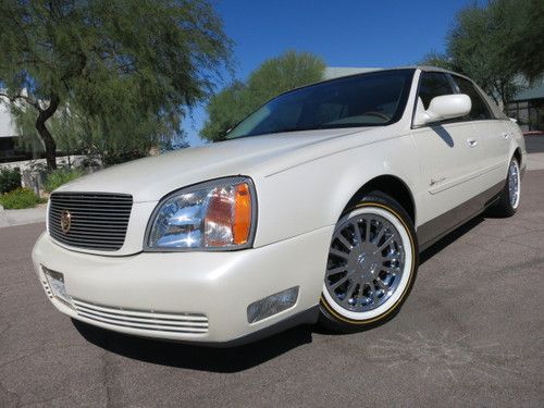 Low 53k orig miles chrome whls arizona edtion vogue pearl white dts 01 03 04