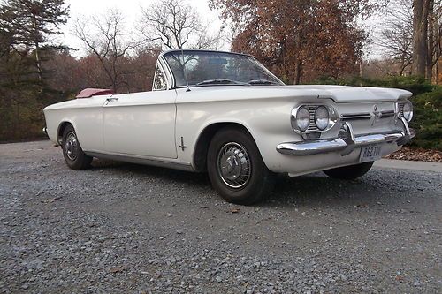 Purchase used 1962 Corvair Spyder Convertible Turbo low miles Fun ...