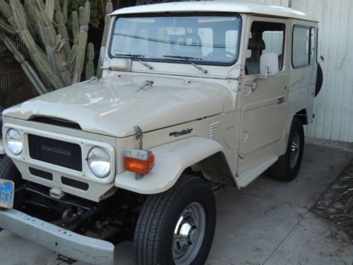 1980 toyota landcruiser fj40 original california one owner fj cruiser