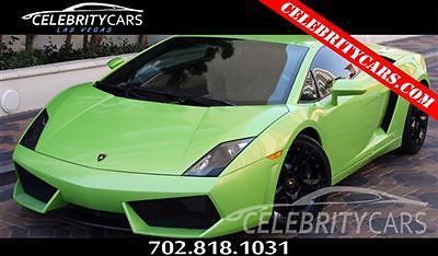 2009 lamborghini gallardo lp560-4 nav ceramic stitching glass bonnet lease $2150