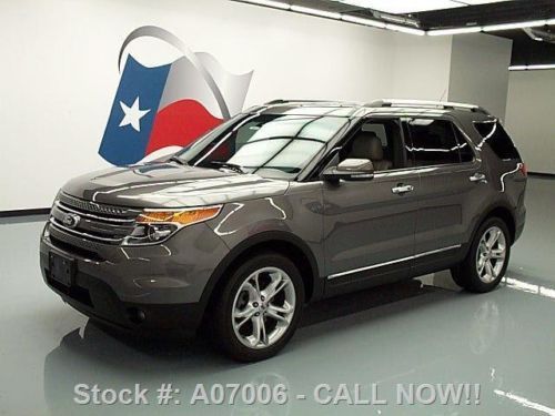 2011 ford explorer limited nav rear cam 20&#034; wheels 64k texas direct auto