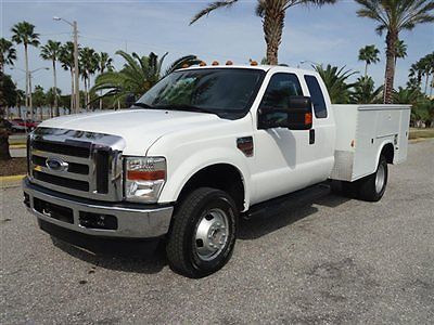 Drw xlt cloth diesel 4x4 xcab utility box nice truck fl