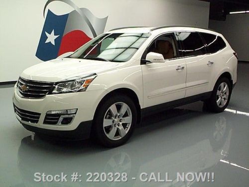 2013 chevy traverse ltz awd nav rear cam 20&#034; wheels 10k texas direct auto