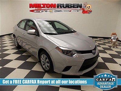 2014 toyota corolla 4dr sdn cvt le low miles sedan gasoline 1.8l l4 fi dohc 16v