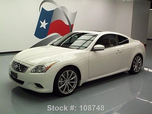 2008 infiniti g37 sport coupe sunroof nav rear cam 55k texas direct auto