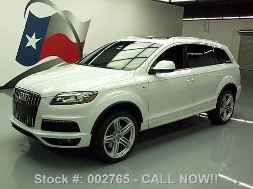 2013 audi q7 tdi s-line quattro prestige awd diesel 24k texas direct auto