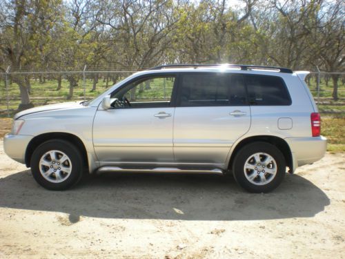 2001 toyota highlander v6 4x4 one owner-clean car fax!  new tires!  great car!!