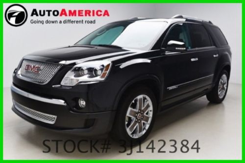 We finance! 25582 miles 2012 gmc acadia denali onstar