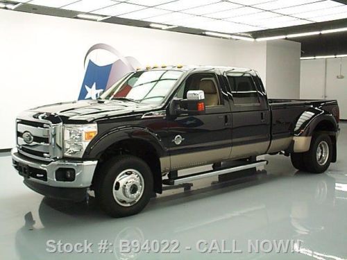 2011 ford f-350 lariat crew 4x4 diesel drw longbed 33k texas direct auto