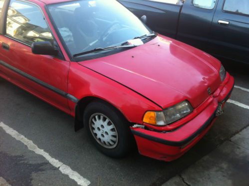 1991 honda civic base hatchback 3-door 1.5l