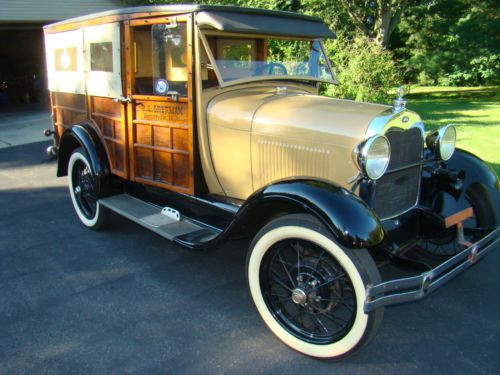 1929 ford model a woody station wagon