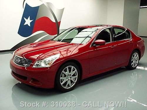 2009 infiniti g37 sport prem sunroof nav rear cam 32k! texas direct auto