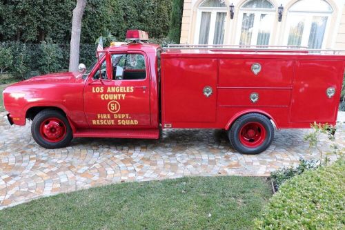 1980 dodge power wagon squad 51 la co fire dept.