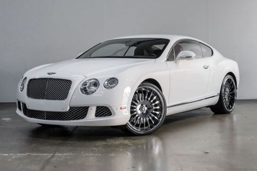 2012 bentley continental gt coupe 22&#034; forgiatos $207,305 msrp