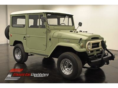 1965 toyota fj40 land cruiser 4x4 incline 6cyl 3 speed manual four wheel drive