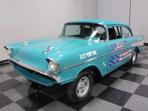 Complete 2 door post gasser, built for the track, solid axle nostalgia racer!!