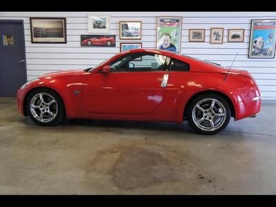 Coupe 3.5 red ac power manual 6 speed low mile finance abs cruise control stereo