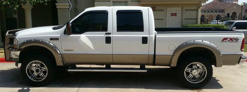 2004 ford f250 super duty crew cab fx4 four wheel drive, short bed, turbo diesel