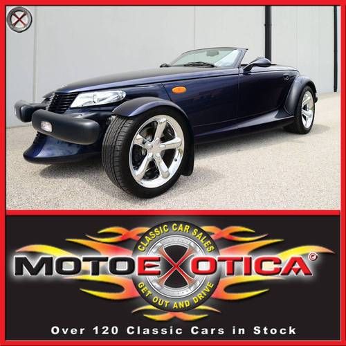 2001 chrysler prowler-2828 original miles-prowler midnight pearl coat-immaculate