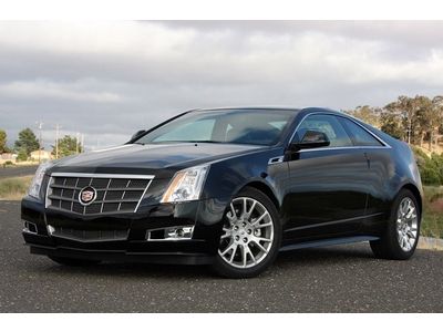 7-days *no reserve* '12 cadillac cts coupe premium pkg nav dvd 1-owner off lease