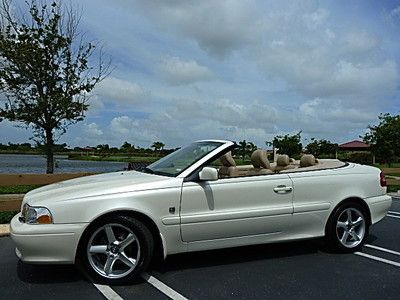 04 volvo c70 ht convertible 26k miles! warranty! heated seats wood steeringwheel