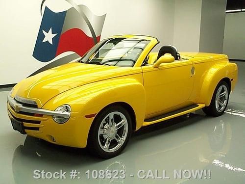 2004 chevy ssr reg cab hard top convertible leather 21k texas direct auto